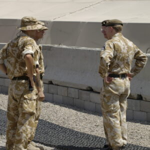 HRH The Duke of Gloucester Visit 12 Sept 2006 with D Company, 2nd Battalion Royal Anglian Regiment in Iraq, Op TELIC 8. HRH The Duke of Gloucester Visit 12 Sept 2006 with D Company, 2nd Battalion Royal Anglian Regiment in Iraq, Op TELIC 8.