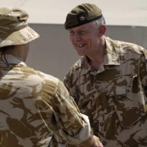 HRH The Duke of Gloucester Visit 12 Sept 2006 with D Company, 2nd Battalion Royal Anglian Regiment in Iraq, Op TELIC 8. HRH The Duke of Gloucester Visit 12 Sept 2006 with D Company, 2nd Battalion Royal Anglian Regiment in Iraq, Op TELIC 8.