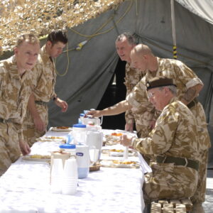 HRH The Duke of Gloucester Visit 12 Sept 2006 with D Company, 2nd Battalion Royal Anglian Regiment in Iraq, Op TELIC 8. HRH The Duke of Gloucester Visit 12 Sept 2006 with D Company, 2nd Battalion Royal Anglian Regiment in Iraq, Op TELIC 8.