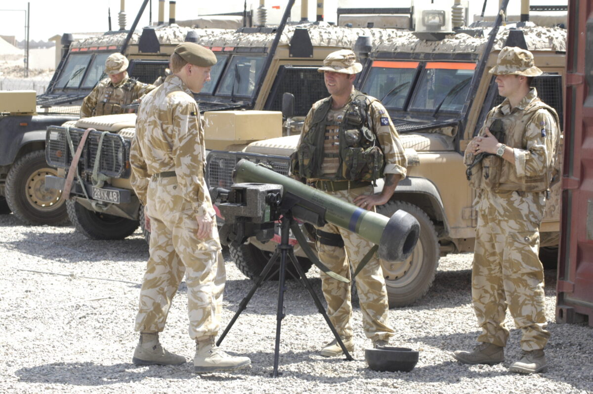 HRH The Duke of Gloucester Visit 12 Sept 2006 with D Company, 2nd Battalion Royal Anglian Regiment in Iraq, Op TELIC 8.