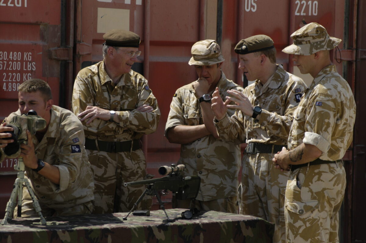 Duke of Gloucester Visit 12 Sept 2006 with D Company, 2nd Battalion Royal Anglian Regiment in Iraq, Op TELIC 8 Duke of Gloucester Visit 12 Sept 2006 with D Company, 2nd Battalion Royal Anglian Regiment in Iraq, Op TELIC 8
