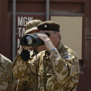 Duke of Gloucester Visit 12 Sept 2006 with D Company, 2nd Battalion Royal Anglian Regiment in Iraq, Op TELIC 8