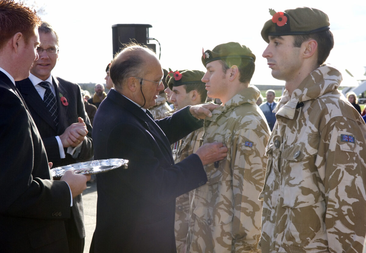 3rd Battalion of The Royal Anglian Regiment Remembrance parade 2007 at Duxford