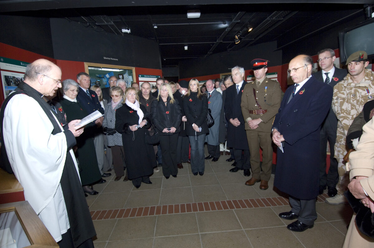3rd Battalion of The Royal Anglian Regiment Remembrance parade 2007 at Duxford