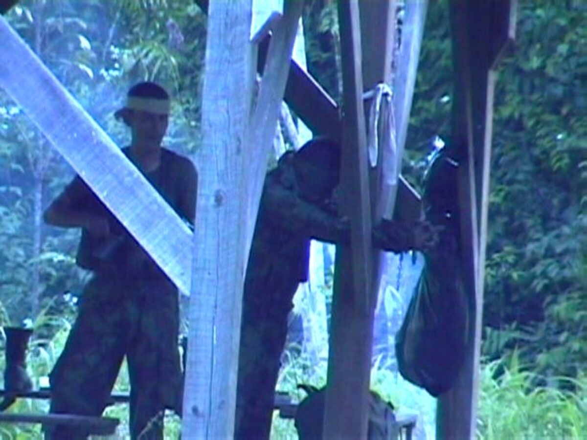 The 2nd Battalion, Royal Anglian Regiment, in Belize in February 2002.