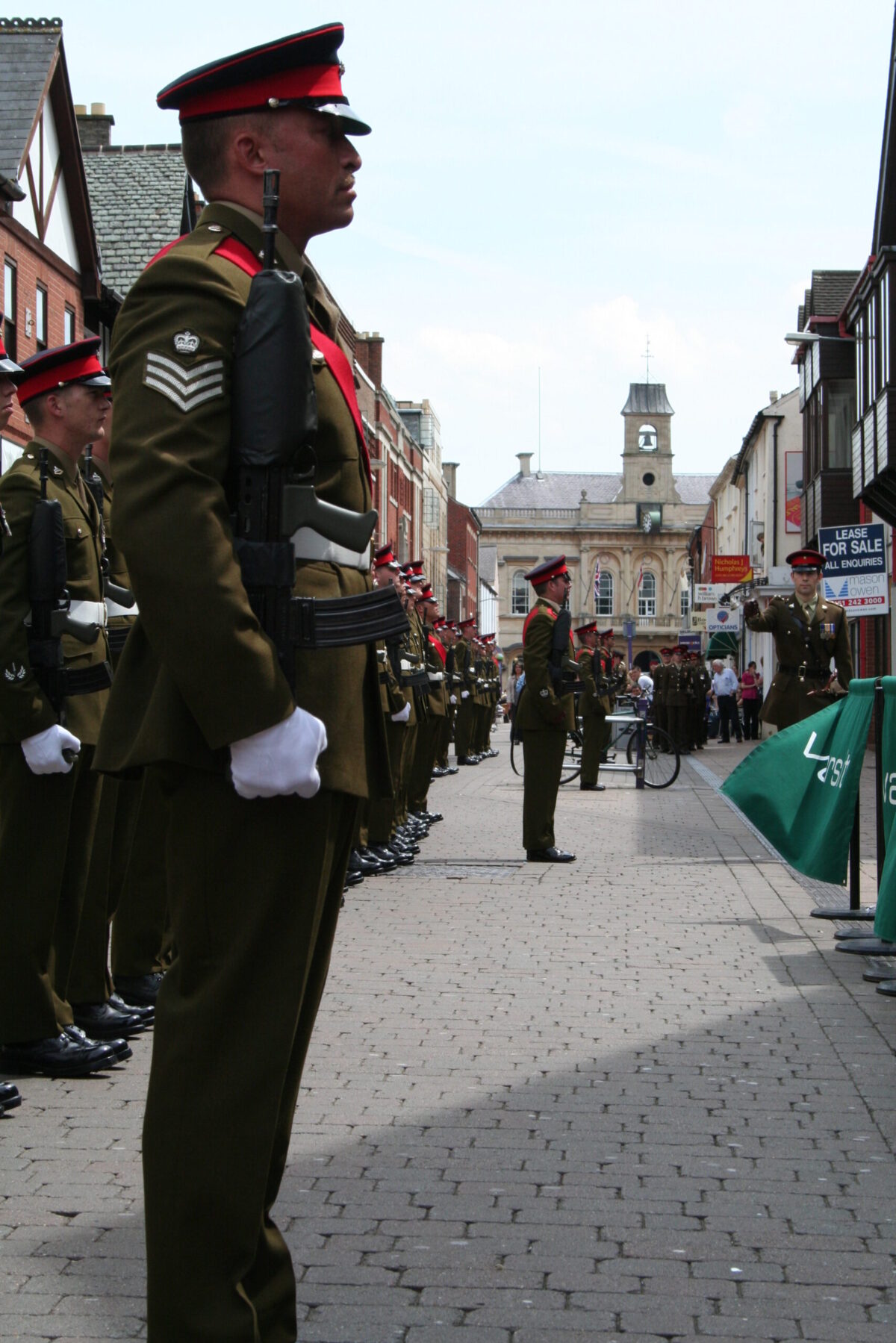 Charnwood Borough Council, which includes Loughborough, granted the Freedom of Entry to the Royal Anglian Regiment in July 2007.