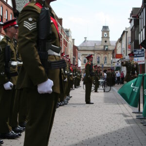 Charnwood Borough Council, which includes Loughborough, granted the Freedom of Entry to the Royal Anglian Regiment in July 2007.