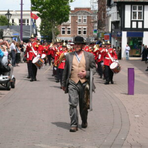 Charnwood Borough Council, which includes Loughborough, granted the Freedom of Entry to the Royal Anglian Regiment in July 2007. This is the highest honour the council can bestow and involved a ceremony where the regiment marched through the town “with bayonets fixed, drums beating, bands playing and colours flying.