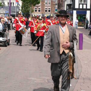 Charnwood Borough Council, which includes Loughborough, granted the Freedom of Entry to the Royal Anglian Regiment in July 2007. This is the highest honour the council can bestow and involved a ceremony where the regiment marched through the town “with bayonets fixed, drums beating, bands playing and colours flying.