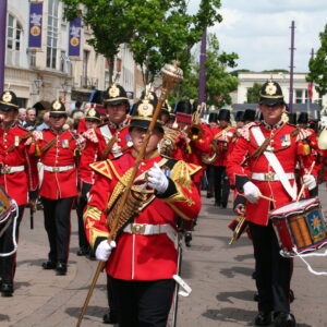 Charnwood Borough Council, which includes Loughborough, granted the Freedom of Entry to the Royal Anglian Regiment in July 2007. This is the highest honour the council can bestow and involved a ceremony where the regiment marched through the town “with bayonets fixed, drums beating, bands playing and colours flying.