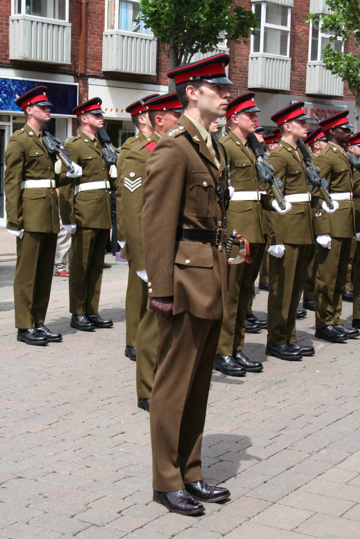 Charnwood Borough Council, which includes Loughborough, granted the Freedom of Entry to the Royal Anglian Regiment in July 2007. This is the highest honour the council can bestow and involved a ceremony where the regiment marched through the town “with bayonets fixed, drums beating, bands playing and colours flying. Charnwood Borough Council, which includes Loughborough, granted the Freedom of Entry to the Royal Anglian Regiment in July 2007. This is the highest honour the council can bestow and involved a ceremony where the regiment marched through the town “with bayonets fixed, drums beating, bands playing and colours flying.