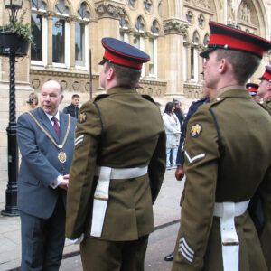 Northampton parade for the 2nd Battalion, Royal Anglian Regiment in 2009.