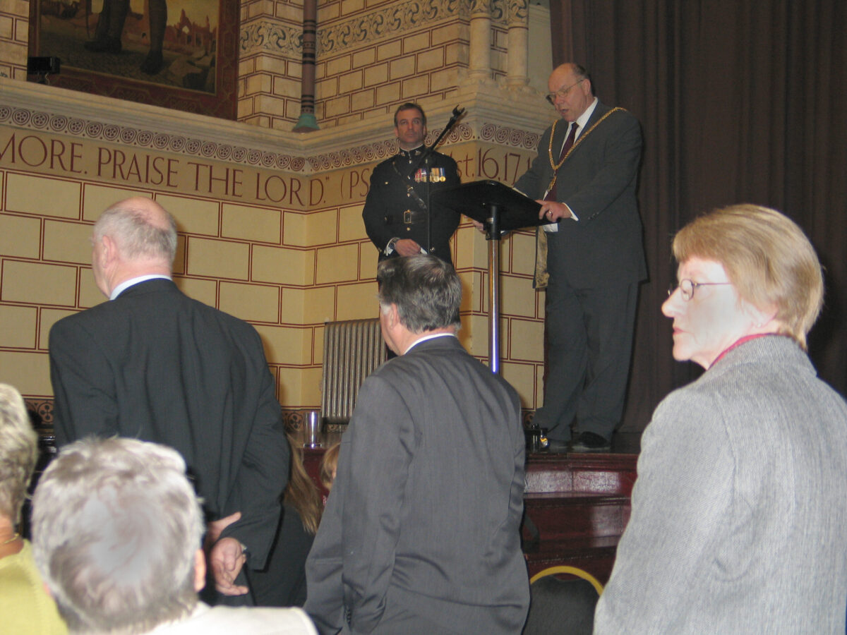 Northampton parade for the 2nd Battalion, Royal Anglian Regiment in 2009. Northampton parade for the 2nd Battalion, Royal Anglian Regiment in 2009.