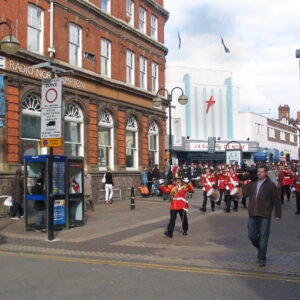Northampton parade for the 2nd Battalion, Royal Anglian Regiment in 2009. Northampton parade for the 2nd Battalion, Royal Anglian Regiment in 2009.