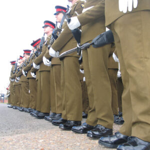 Northampton parade for the 2nd Battalion, Royal Anglian Regiment in 2009. Northampton parade for the 2nd Battalion, Royal Anglian Regiment in 2009.