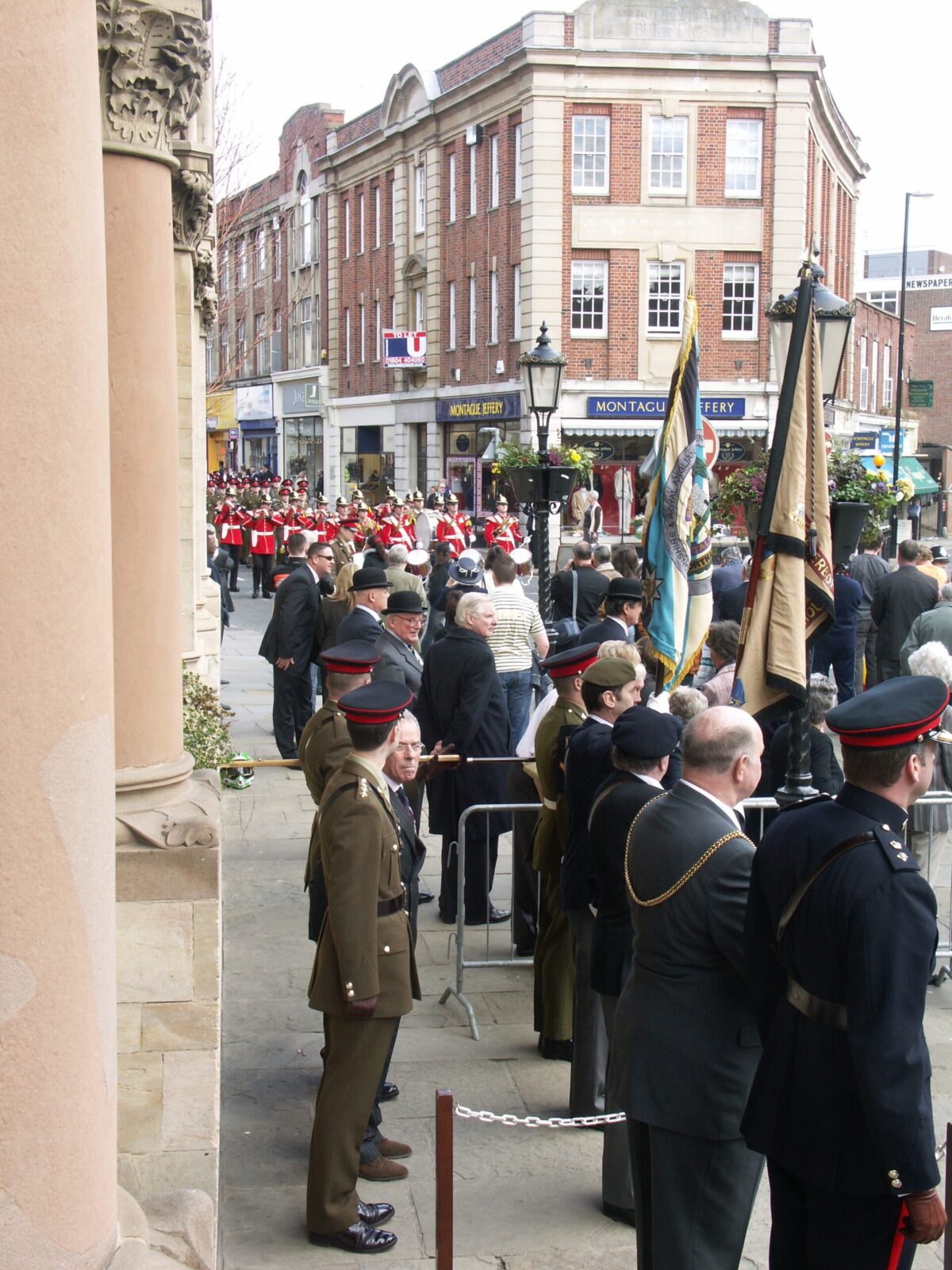 Northampton parade for the 2nd Battalion, Royal Anglian Regiment in 2009.