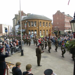 Northampton parade for the 2nd Battalion, Royal Anglian Regiment in 2009.