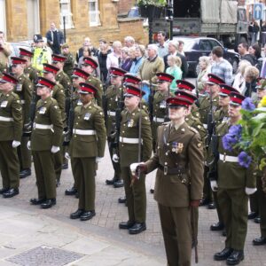 Northampton parade for the 2nd Battalion, Royal Anglian Regiment in 2009. Northampton parade for the 2nd Battalion, Royal Anglian Regiment in 2009.