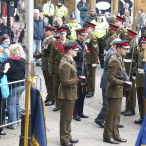 Northampton parade for the 2nd Battalion, Royal Anglian Regiment in 2009. Northampton parade for the 2nd Battalion, Royal Anglian Regiment in 2009.