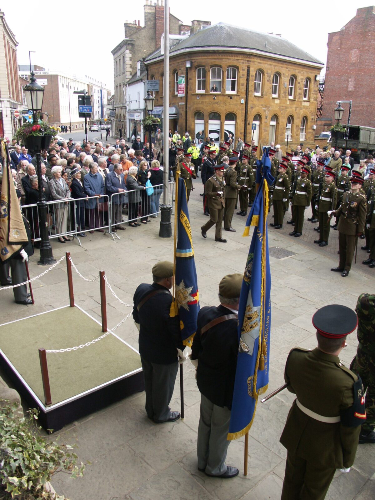 Northampton parade for the 2nd Battalion, Royal Anglian Regiment in 2009.