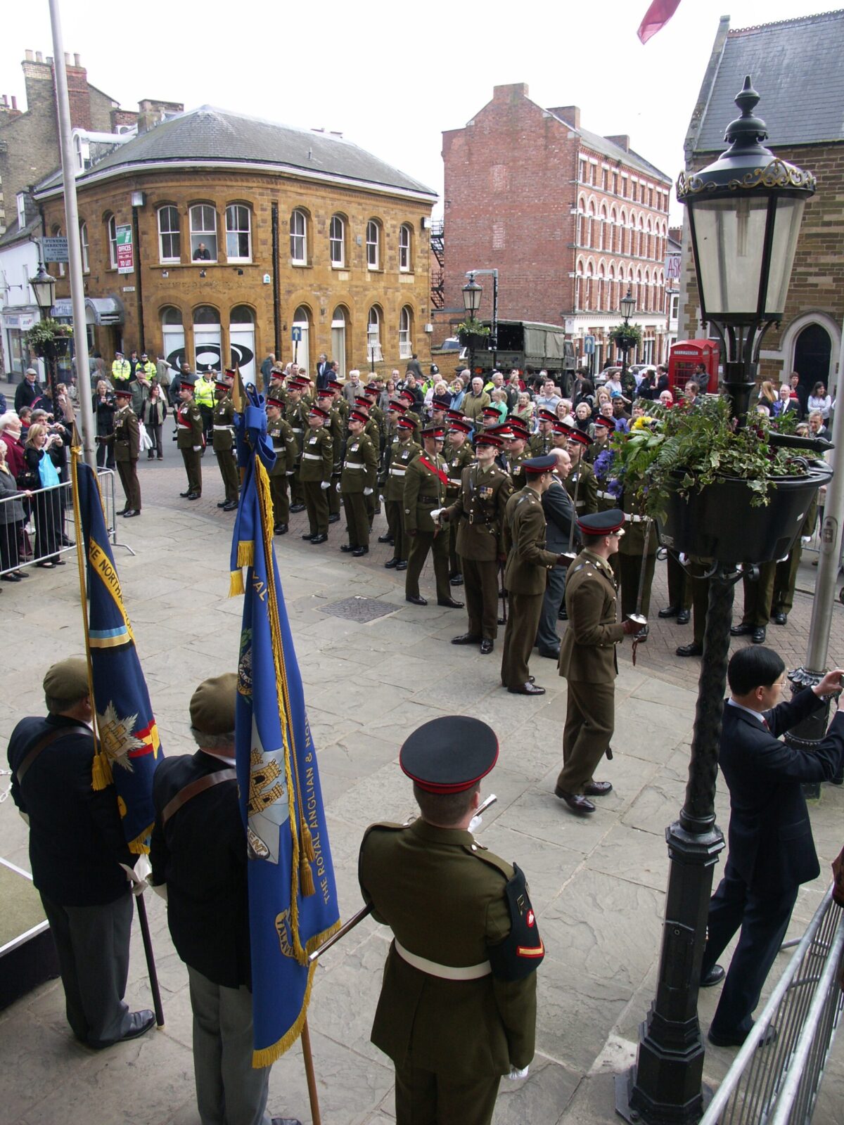 Northampton parade for the 2nd Battalion, Royal Anglian Regiment in 2009.