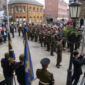 Northampton parade for the 2nd Battalion, Royal Anglian Regiment in 2009. Northampton parade for the 2nd Battalion, Royal Anglian Regiment in 2009.