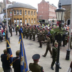 Northampton parade for the 2nd Battalion, Royal Anglian Regiment in 2009. Northampton parade for the 2nd Battalion, Royal Anglian Regiment in 2009.