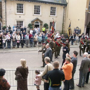 Northampton parade for the 2nd Battalion, Royal Anglian Regiment in 2009. Northampton parade for the 2nd Battalion, Royal Anglian Regiment in 2009.