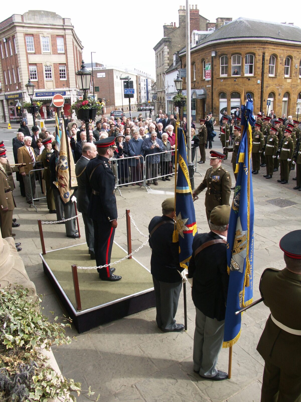 Northampton parade for the 2nd Battalion, Royal Anglian Regiment in 2009.