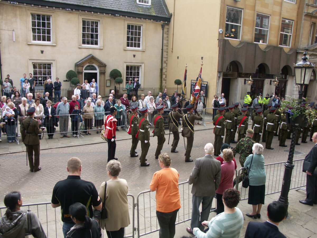 Northampton parade for the 2nd Battalion, Royal Anglian Regiment in 2009.