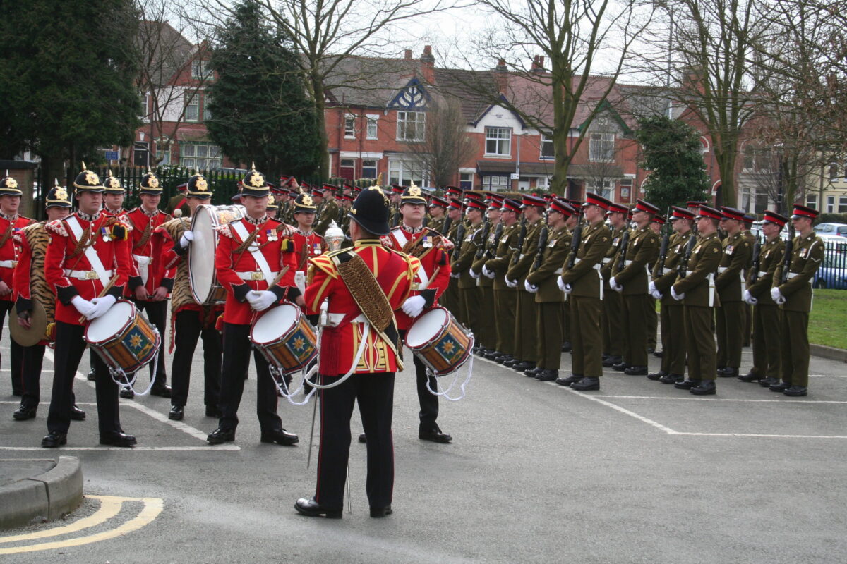 The Royal Anglian Regiment to exercise their right as Freemen of the Borough to parade through Hinckley town centre on 15th March 2007.