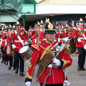 Northampton parade for the Royal Anglian Regiment.