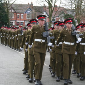 The Royal Anglian Regiment to exercise their right as Freemen of the Borough to parade through Hinckley town centre on 15th March 2007. The Royal Anglian Regiment to exercise their right as Freemen of the Borough to parade through Hinckley town centre on 15th March 2007.