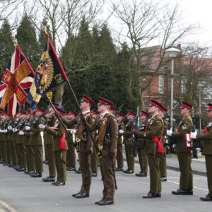 The Royal Anglian Regiment to exercise their right as Freemen of the Borough to parade through Hinckley town centre on 15th March 2007. The Royal Anglian Regiment to exercise their right as Freemen of the Borough to parade through Hinckley town centre on 15th March 2007.