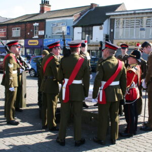 The Royal Anglian Regiment exercised its right to the Freedom of the City with a parade in Grimsby on Thursday, 22 November, 2007. The soldiers were given a heroes' welcome after returning from a six-month operational tour in Helmand Province, Afghanistan, which involved intense fighting. The Freedom of the City honour grants the regiment the privilege of marching through the city 