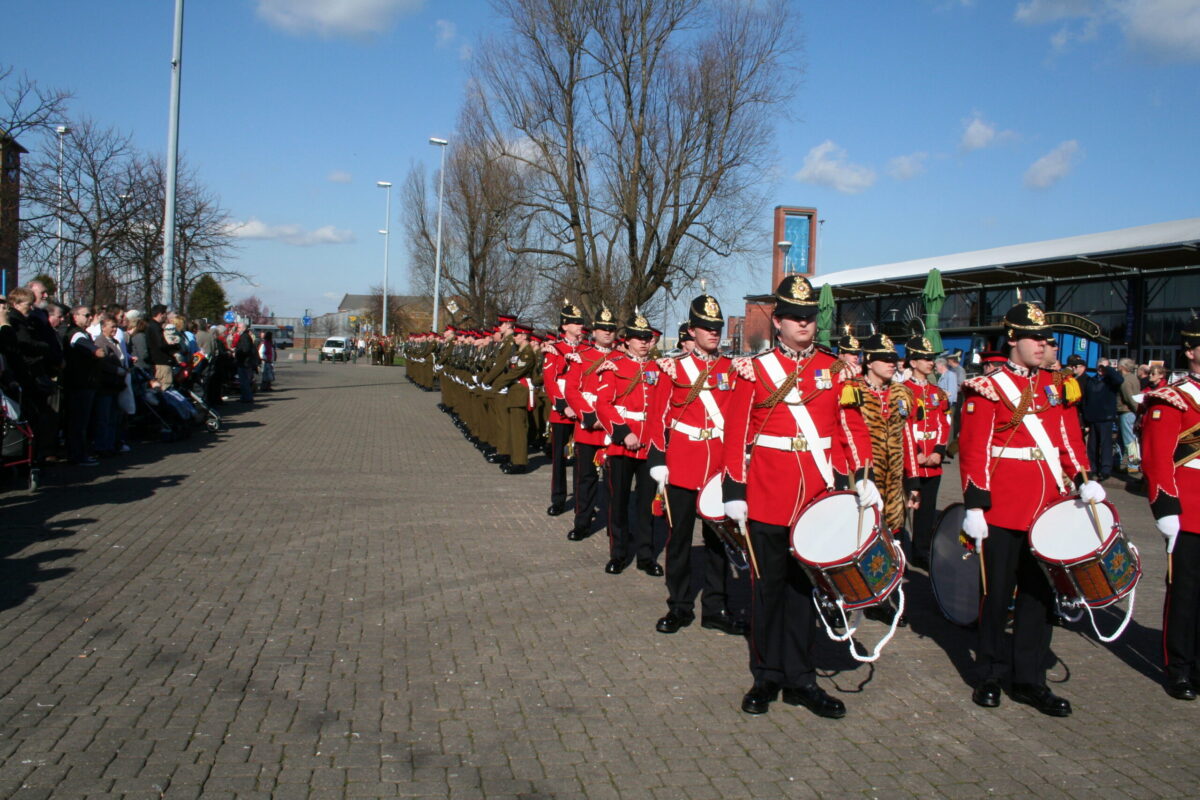 The Royal Anglian Regiment exercised its right to the Freedom of the City with a parade in Grimsby on Thursday, 22 November, 2007. The soldiers were given a heroes' welcome after returning from a six-month operational tour in Helmand Province, Afghanistan, which involved intense fighting. The Freedom of the City honour grants the regiment the privilege of marching through the city The Royal Anglian Regiment exercised its right to the Freedom of the City with a parade in Grimsby on Thursday, 22 November, 2007. The soldiers were given a heroes' welcome after returning from a six-month operational tour in Helmand Province, Afghanistan, which involved intense fighting. The Freedom of the City honour grants the regiment the privilege of marching through the city