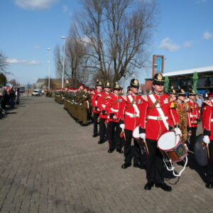 The Royal Anglian Regiment exercised its right to the Freedom of the City with a parade in Grimsby on Thursday, 22 November, 2007. The soldiers were given a heroes' welcome after returning from a six-month operational tour in Helmand Province, Afghanistan, which involved intense fighting. The Freedom of the City honour grants the regiment the privilege of marching through the city 