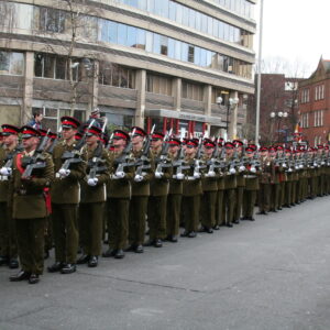 Freedom of Leicester and homecoming parade in 2007 for the 1st Battalion, Royal Anglian Regiment.