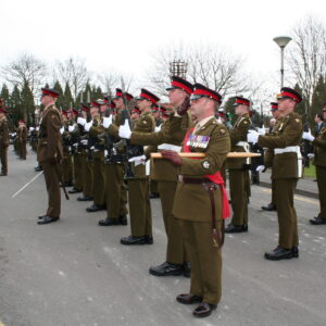 The Royal Anglian Regiment to exercise their right as Freemen of the Borough to parade through Hinckley town centre on 15th March 2007. The Royal Anglian Regiment to exercise their right as Freemen of the Borough to parade through Hinckley town centre on 15th March 2007.
