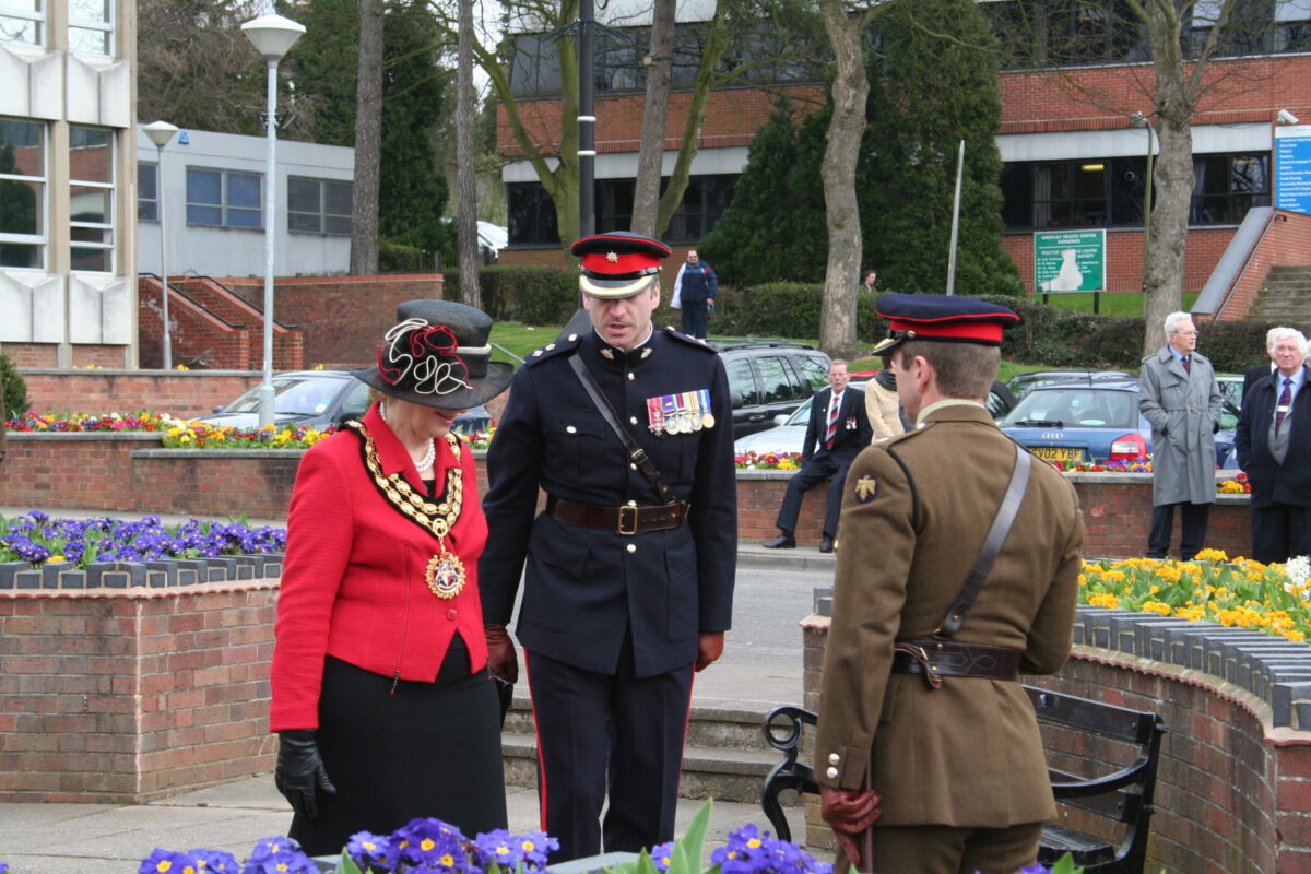 The Royal Anglian Regiment to exercise their right as Freemen of the Borough to parade through Hinckley town centre on 15th March 2007.