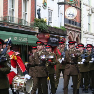 Northampton parade for the Royal Anglian Regiment. Northampton parade for the Royal Anglian Regiment.