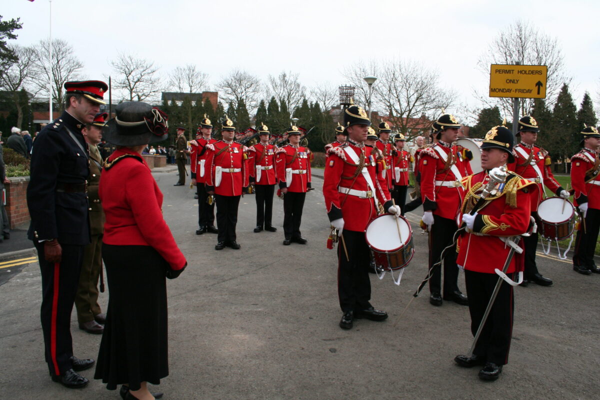 The Royal Anglian Regiment to exercise their right as Freemen of the Borough to parade through Hinckley town centre on 15th March 2007.