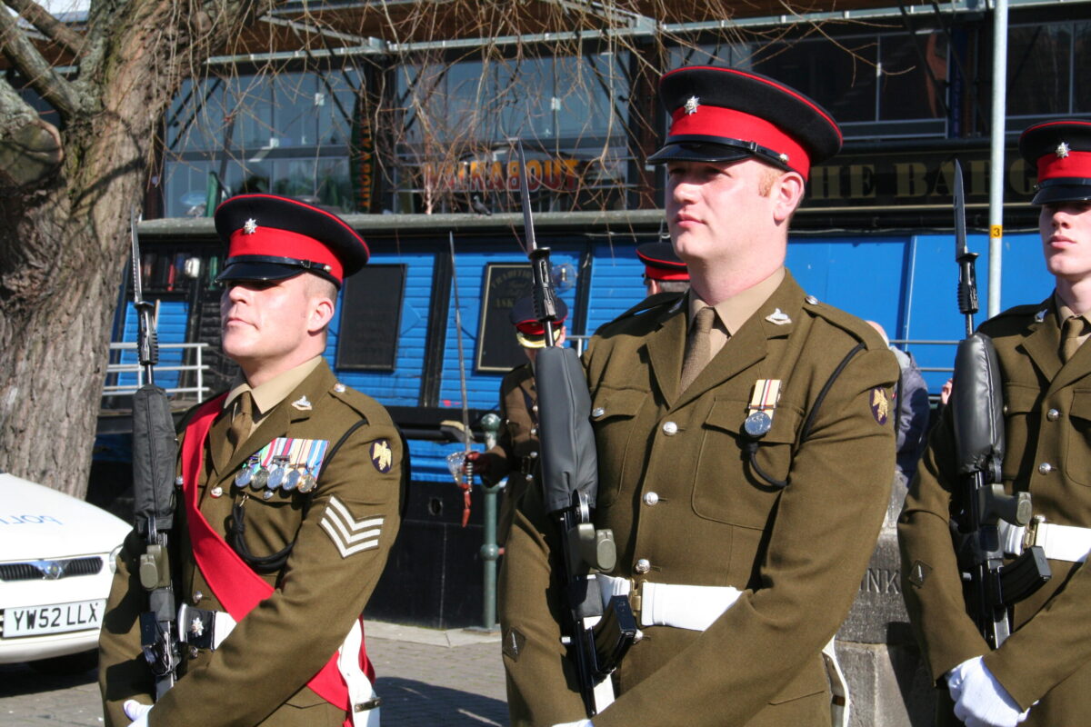 The Royal Anglian Regiment exercised its right to the Freedom of the City with a parade in Grimsby on Thursday, 22 November, 2007. The soldiers were given a heroes' welcome after returning from a six-month operational tour in Helmand Province, Afghanistan, which involved intense fighting. The Freedom of the City honour grants the regiment the privilege of marching through the city The Royal Anglian Regiment exercised its right to the Freedom of the City with a parade in Grimsby on Thursday, 22 November, 2007. The soldiers were given a heroes' welcome after returning from a six-month operational tour in Helmand Province, Afghanistan, which involved intense fighting. The Freedom of the City honour grants the regiment the privilege of marching through the city