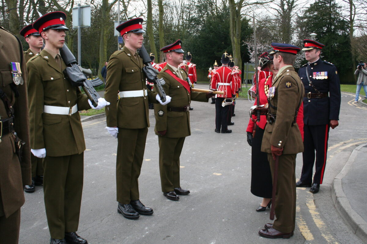 The Royal Anglian Regiment to exercise their right as Freemen of the Borough to parade through Hinckley town centre on 15th March 2007.