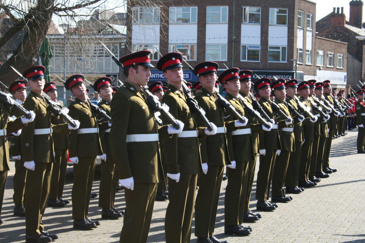 The Royal Anglian Regiment exercised its right to the Freedom of the City with a parade in Grimsby on Thursday, 22 November, 2007. The soldiers were given a heroes' welcome after returning from a six-month operational tour in Helmand Province, Afghanistan, which involved intense fighting. The Freedom of the City honour grants the regiment the privilege of marching through the city The Royal Anglian Regiment exercised its right to the Freedom of the City with a parade in Grimsby on Thursday, 22 November, 2007. The soldiers were given a heroes' welcome after returning from a six-month operational tour in Helmand Province, Afghanistan, which involved intense fighting. The Freedom of the City honour grants the regiment the privilege of marching through the city