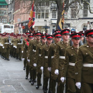 Freedom of Leicester and homecoming parade in 2007 for the 1st Battalion, Royal Anglian Regiment.