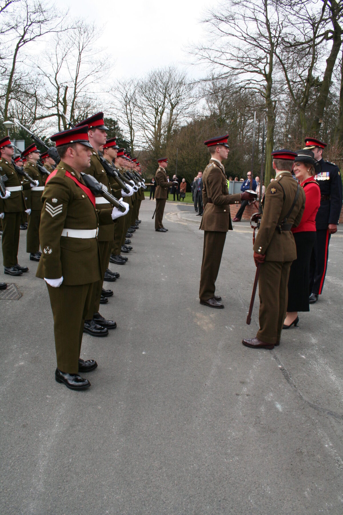 The Royal Anglian Regiment to exercise their right as Freemen of the Borough to parade through Hinckley town centre on 15th March 2007.