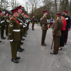 The Royal Anglian Regiment to exercise their right as Freemen of the Borough to parade through Hinckley town centre on 15th March 2007.