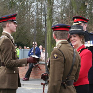 The Royal Anglian Regiment to exercise their right as Freemen of the Borough to parade through Hinckley town centre on 15th March 2007.