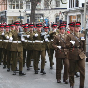 Freedom of Leicester and homecoming parade in 2007 for the 1st Battalion, Royal Anglian Regiment.